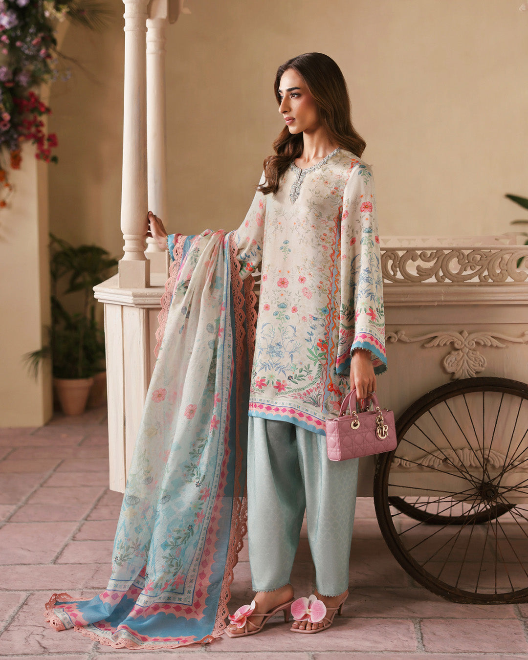 Faiza Saqlain | Serina Luxe | Edra - Formal Dress - available at Maria Faisal in UK and USA.