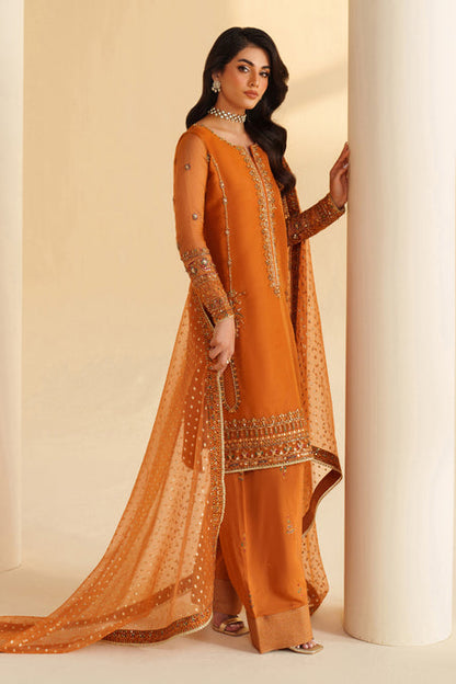 Naqshi | Feemora Organza Raw Silk | Yameen - Formal Dress - available at Maria Faisal in UK and USA.