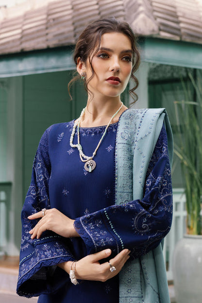 Naqshi | Nuri Khaddar Velvet Marina | Nourhan - Luxury Dress - available at Maria Faisal in UK and USA.