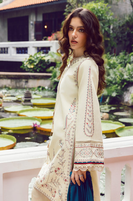 Naqshi | Nuri Khaddar Velvet Marina | Mujeeba - Luxury Dress - available at Maria Faisal in UK and USA.