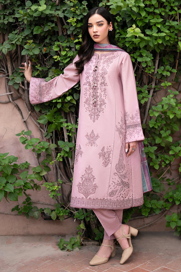 Jazmin | Winter Edition 24 | KHADDAR UW-0061 - Designer Dress with Intricate embroidery and embellishments. Shop elegent wedding dress at Maria Faisal.