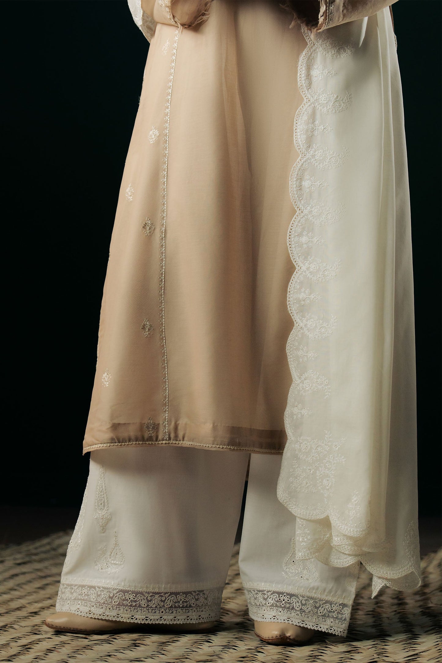 ZaraShahJahan | SS26 | Safaid-e-Gul - Festive Dress - available at Maria Faisal in UK and USA