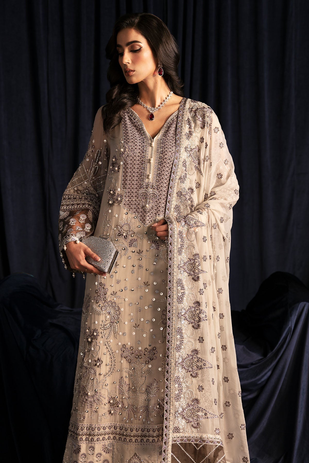 Nureh | Elanora Formal 24 | NEL-46 - Ladies Clothes - Maria Faisal