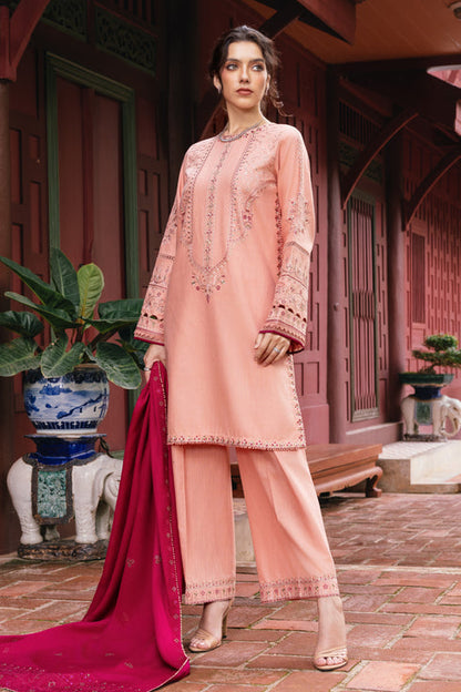 Naqshi | Nuri Khaddar Velvet Marina | Insabat - Luxury Dress - available at Maria Faisal in UK and USA.