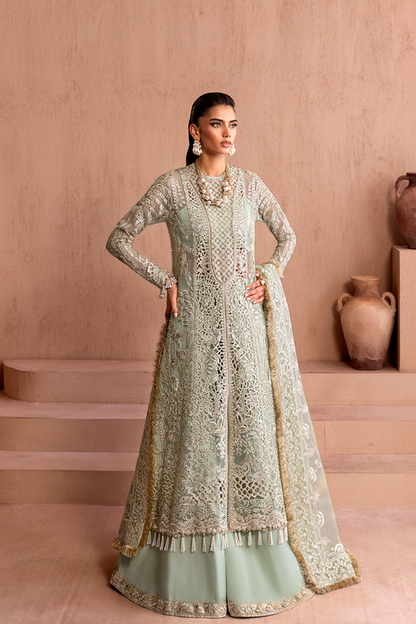 Emaan Adeel | Clay Couture | ZARVE - Formal Dress - available at Maria Faisal in UK and USA.