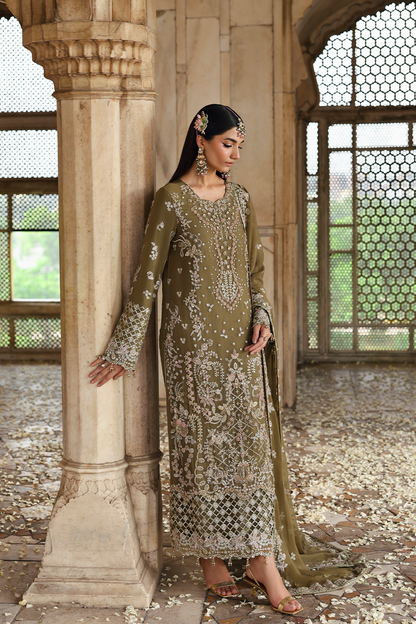 Emaan Adeel | Romansiyyah Luxury Formals | OLIVEA - Ladies Clothes - Maria Faisal
