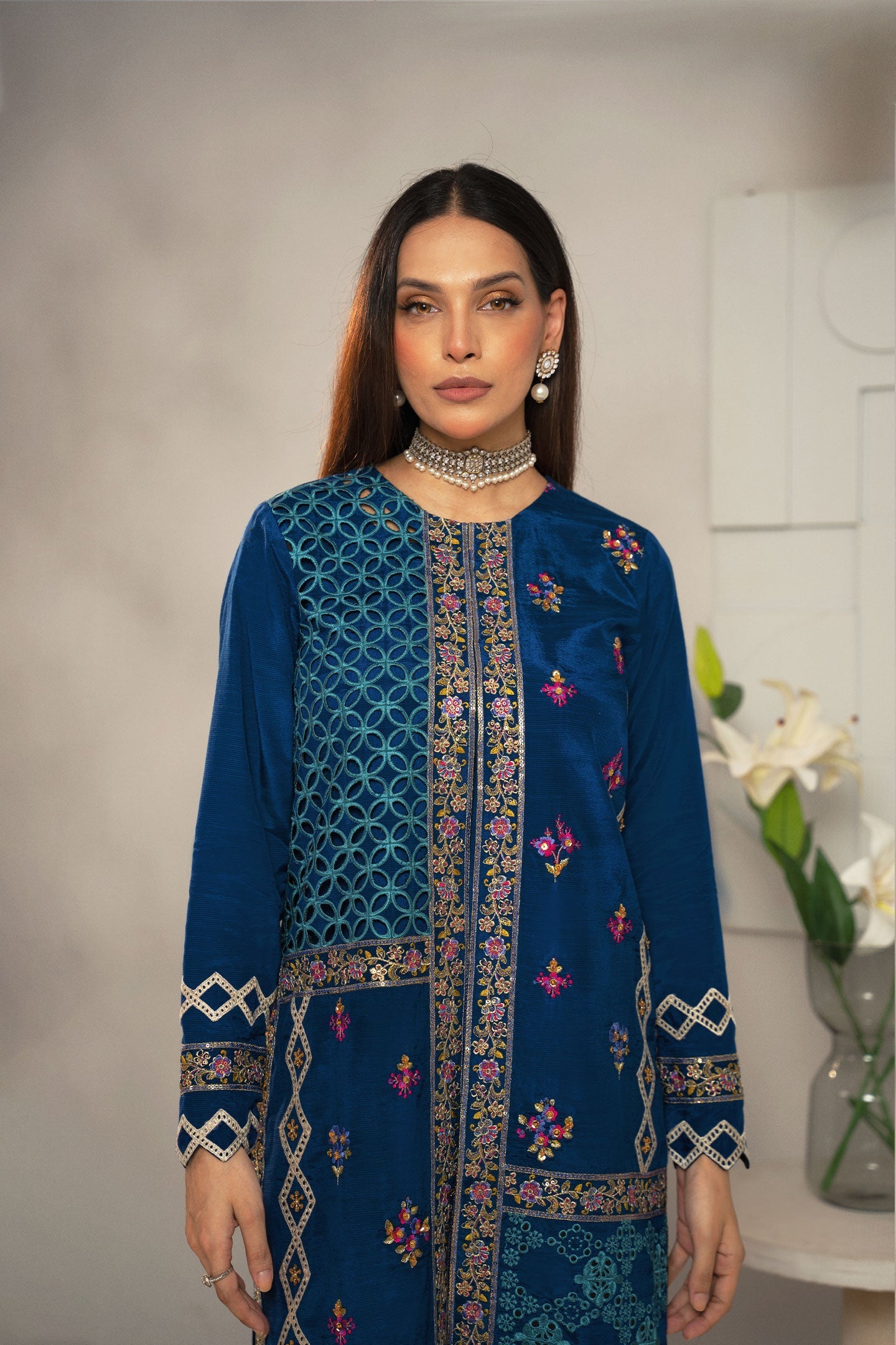 Fozia Khalid | Dilkash Festive Wear 25 | Laraib - Formal Dress - available at Maria Faisal in UK and USA.