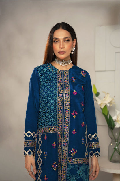 Fozia Khalid | Dilkash Festive Wear 25 | Laraib - Formal Dress - available at Maria Faisal in UK and USA.