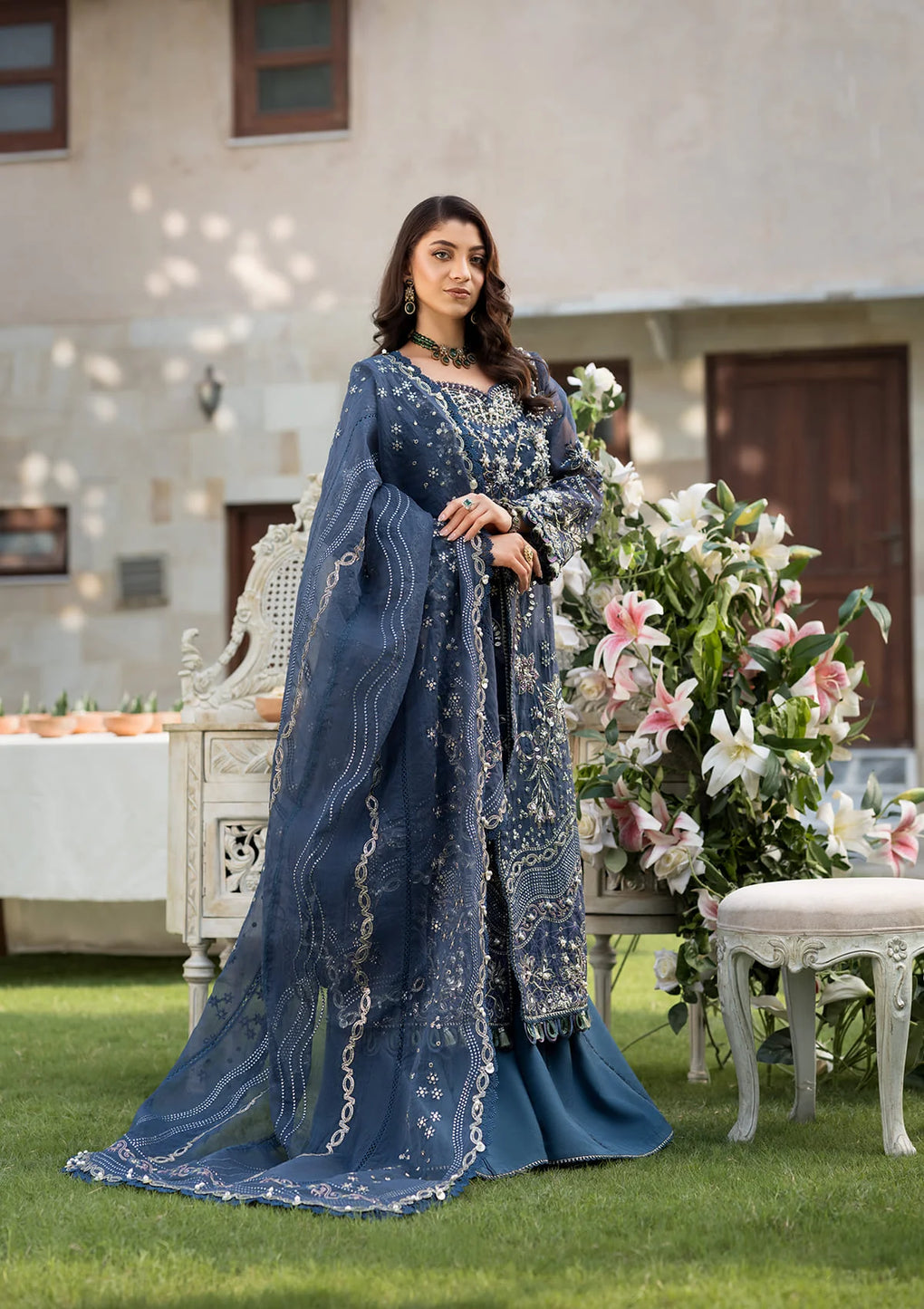 Elaf Premium | Formal Handwork Collection | EFH-04 FALAK - Ladies Clothes - Maria Faisal