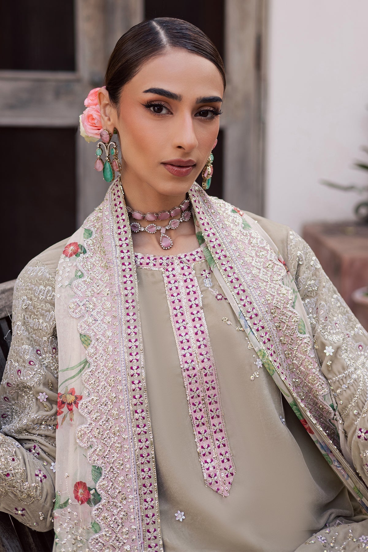 NW-119 – authentic Pakistani dress from the Maya Velvet collection for women in the UK