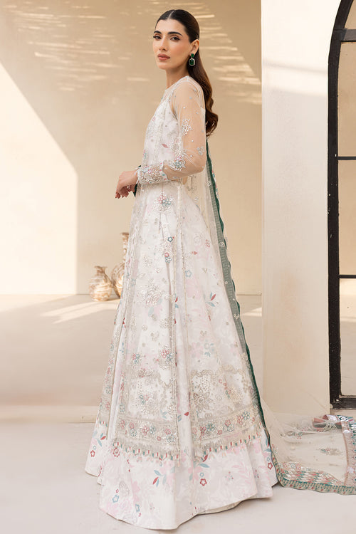 Farasha | Lu Zella Premium Formals 25 | Moonlight Mist - Ladies Clothes - Maria Faisal