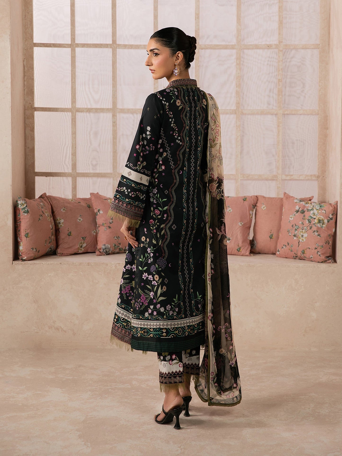 Gulaal | Syra Lawn 26 | Elina SKU D - 5 - Luxury Dress - available at Maria Faisal in UK and USA.