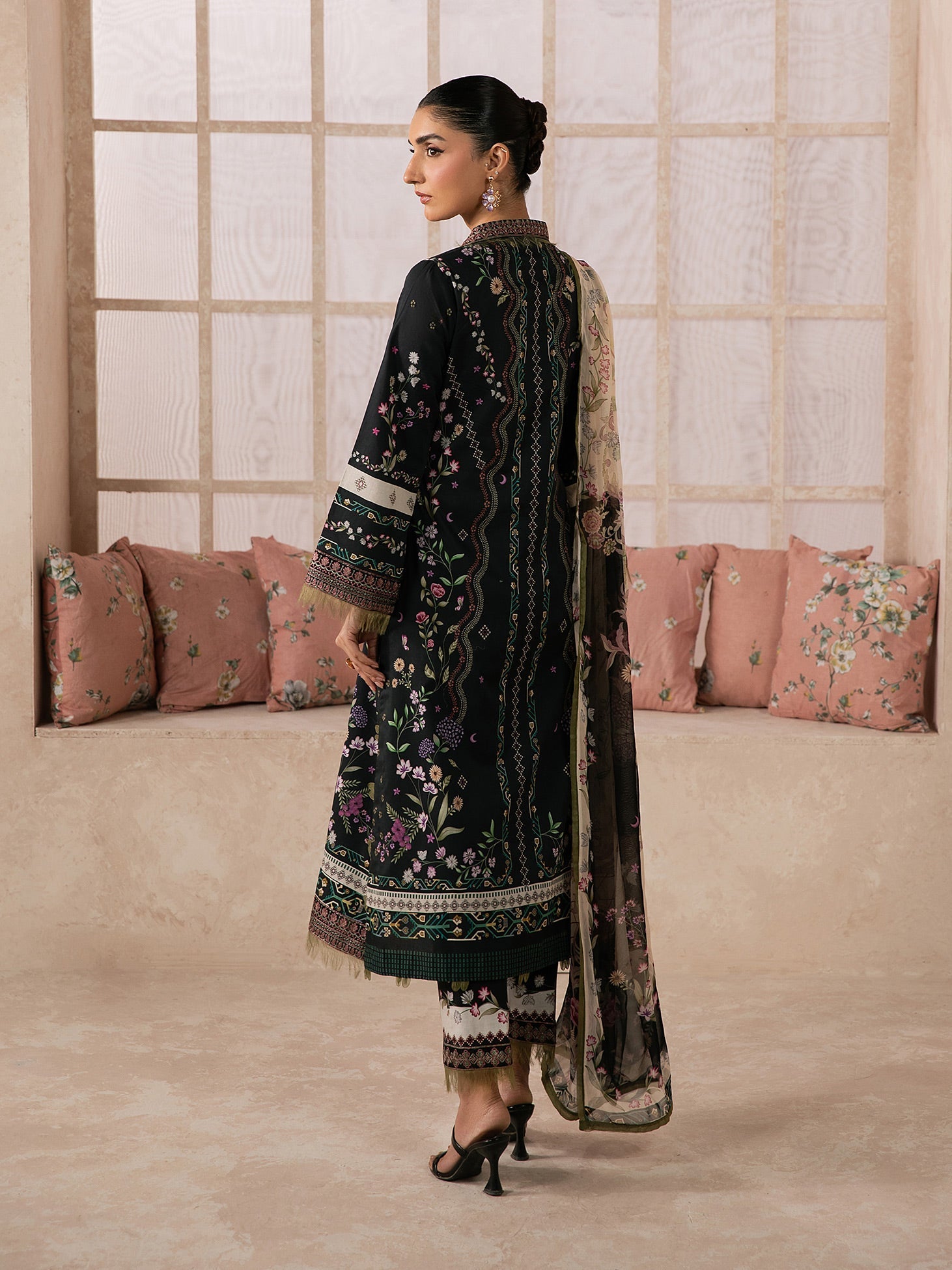 Gulaal | Syra Lawn 26 | Elina SKU D - 5 - Luxury Dress - available at Maria Faisal in UK and USA.