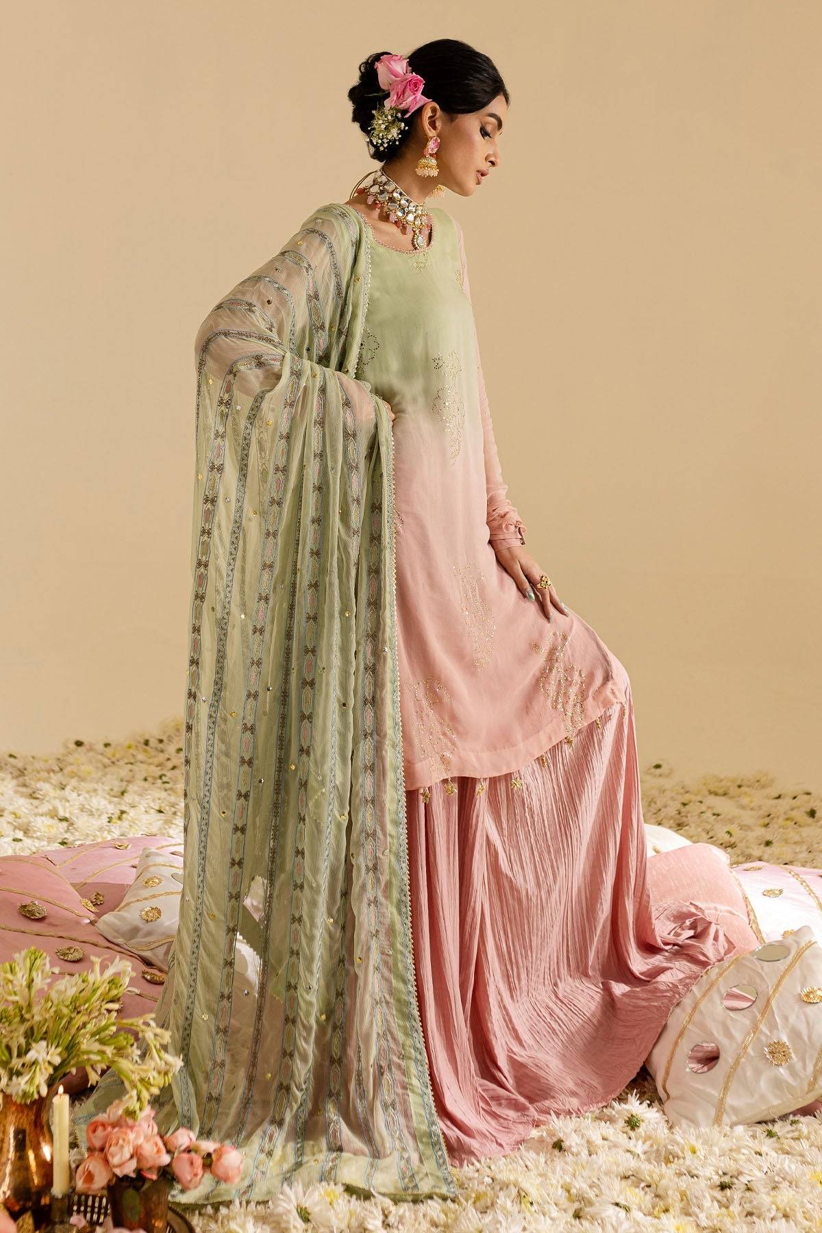 Nureh | Mukeshkari Formals | MK-07 by Maria Faisal - Registered Vendor of : Nureh - type : Ladies Clothes - 100% original wedding dresses