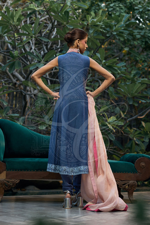 Layla Chatoor | Luxury Pret | Leena - Luxury Dress - available at Maria Faisal in UK and USA.