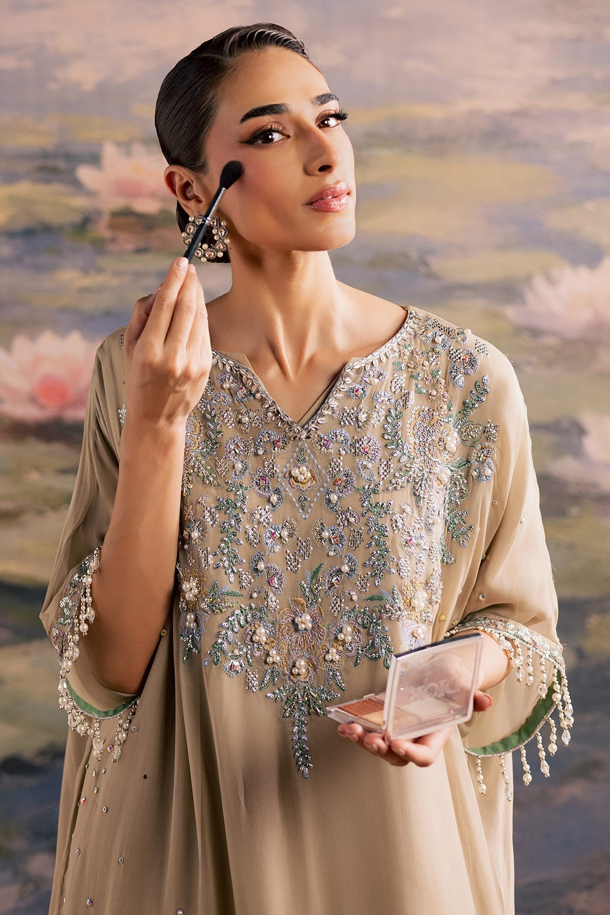 Nureh | Fancy Formal 26 | NP-785 - Formal Dress - available at Maria Faisal in UK and USA.