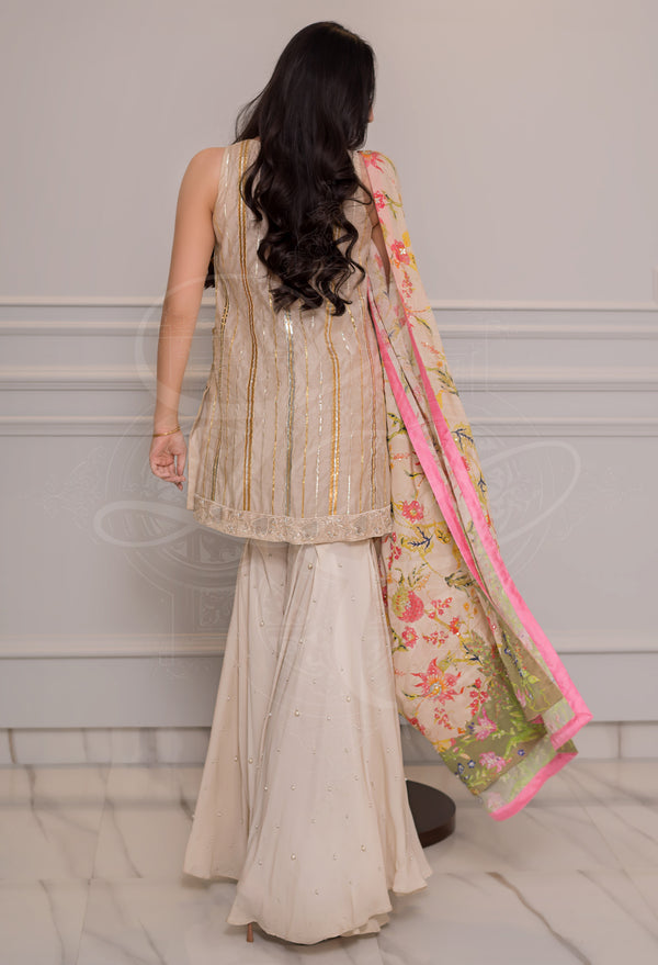 Layla Chatoor | Luxury Pret | Ayla - Luxury Dress - available at Maria Faisal in UK and USA.