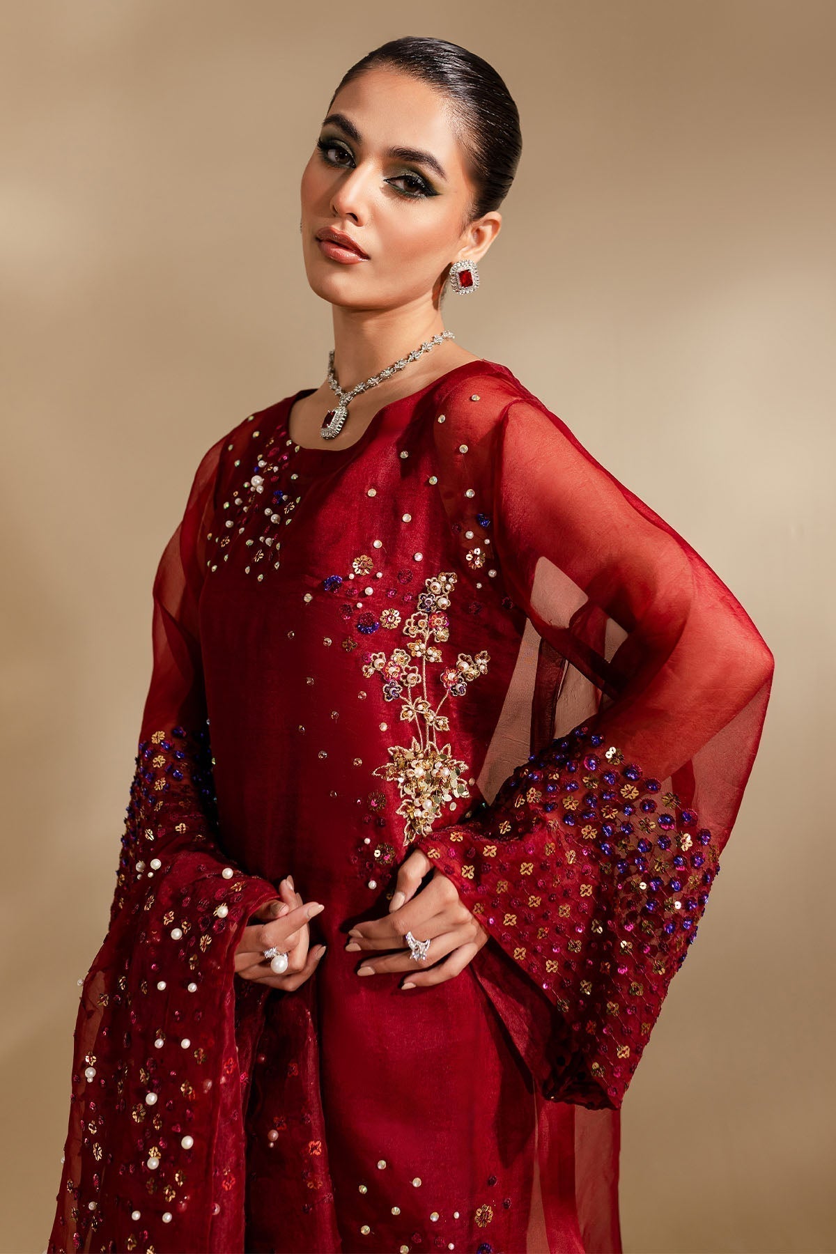 Nureh | Tiny Twinkles | LOVE STRUCK - Wedding Dress - Maria Faisal