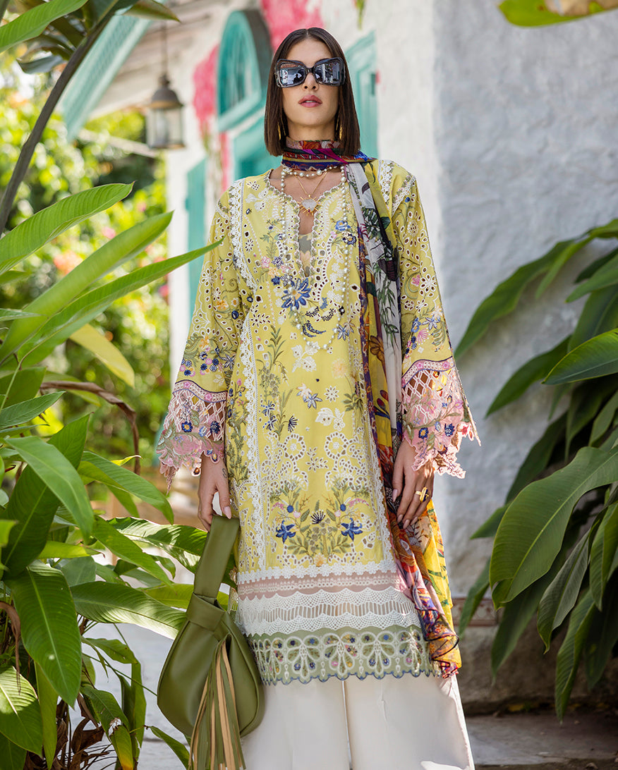 Esmel | Mon Tresor Luxe Lawn 26 | Belle Ame - Luxury Dress - available at Maria Faisal in UK and USA.