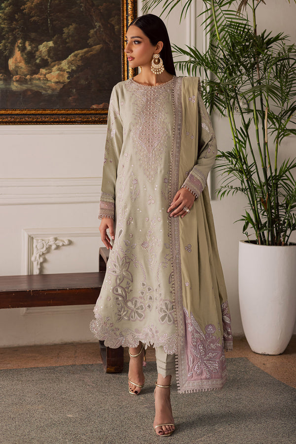 NE-203 – authentic Pakistani dress from the Exclusive Leather Peach collection for women in the UK