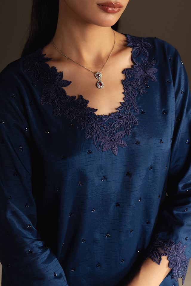 Zara Shahjahan | Festive 26 | Saniya - Luxury Dress - available at Maria Faisal in UK and USA.