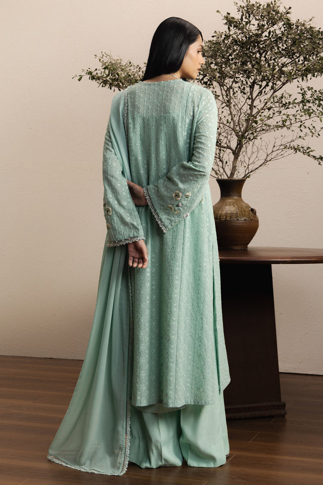 Zara Shahjahan | Festive 26 | Nazneen - Luxury Dress - available at Maria Faisal in UK and USA.