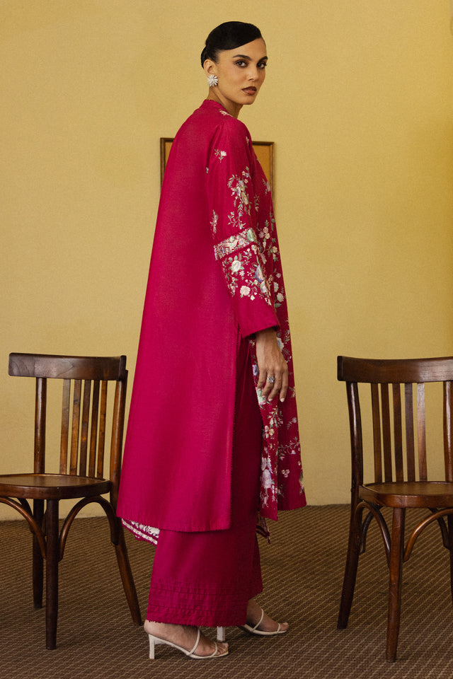 Zara Shahjahan | Pret 26 | Surmai - Luxury Dress - available at Maria Faisal in UK and USA.