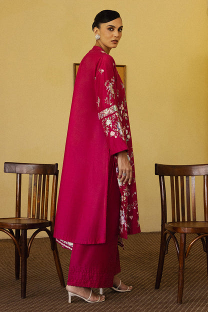 Zara Shahjahan | Pret 26 | Surmai - Luxury Dress - available at Maria Faisal in UK and USA.
