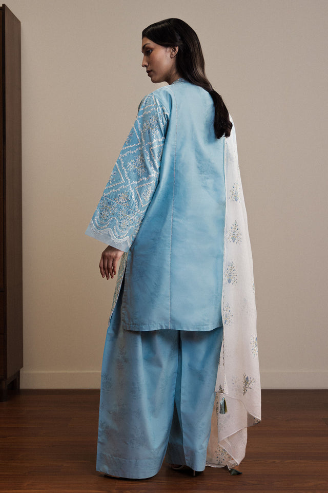 Zara Shahjahan | Pret 26 | AASMAA - Luxury Dress - available at Maria Faisal in UK and USA.