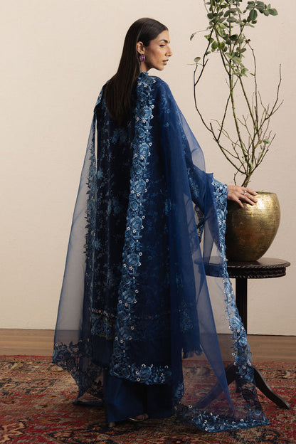 Zara Shahjahan | Festive 26 | Neelzar - Luxury Dress - available at Maria Faisal in UK and USA.