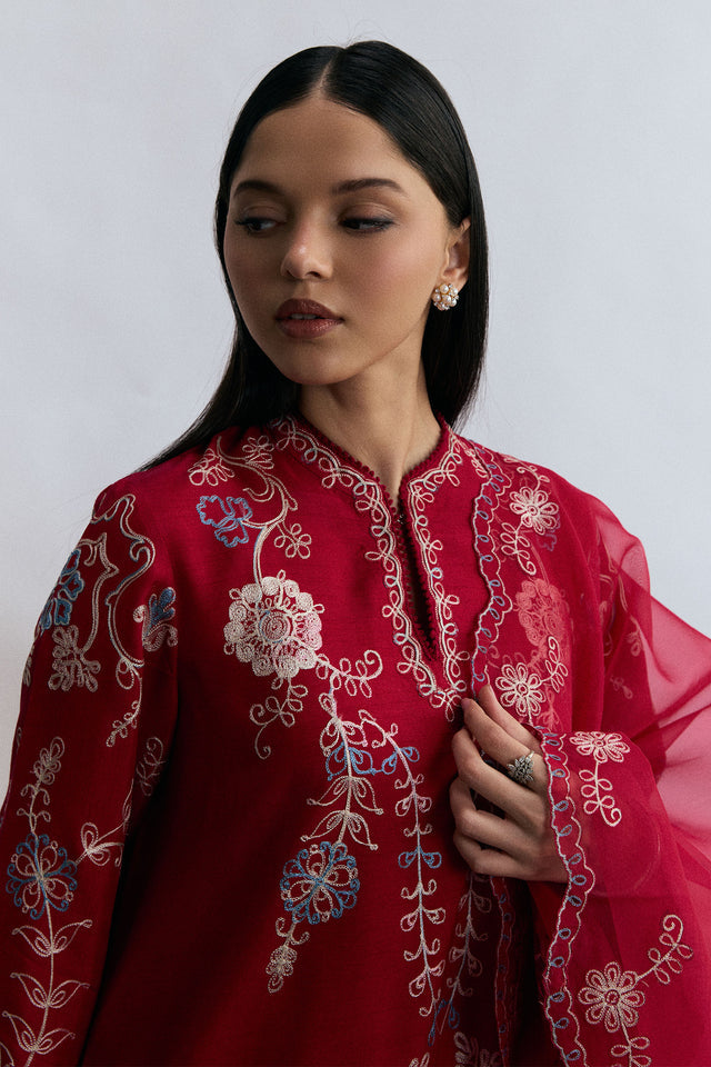 Zara Shahjahan | Festive 26 | Rangrez - Luxury Dress - available at Maria Faisal in UK and USA.