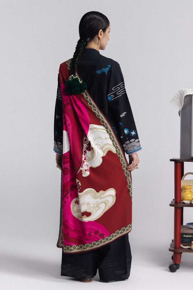 Zara ShahJahan | Coco Prints Winter 26 | Hana-2A - Luxury Dress - available at Maria Faisal in UK and USA.