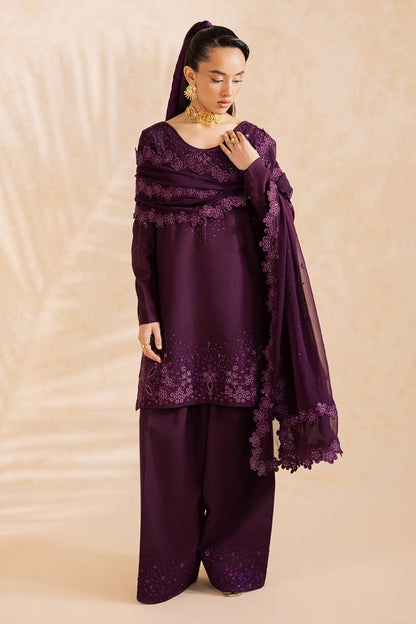 Nureh | Shades of Summer | NP-740 - Luxury Dress - available at Maria Faisal in UK and USA.