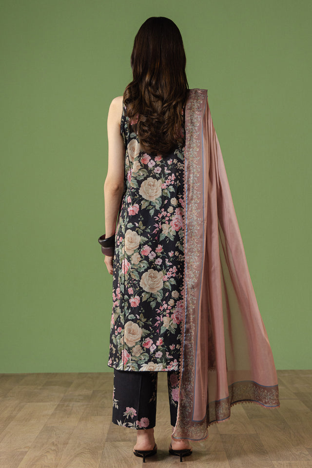 Zara Shahjahan | Coco Prints 26 | Aurelia-7B - Casual Dress - available at Maria Faisal in UK and USA.