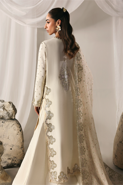 Emaan Adeel | Serein Luxe Silk | MISTY DAWN - Formal Dress - available at Maria Faisal in UK and USA.