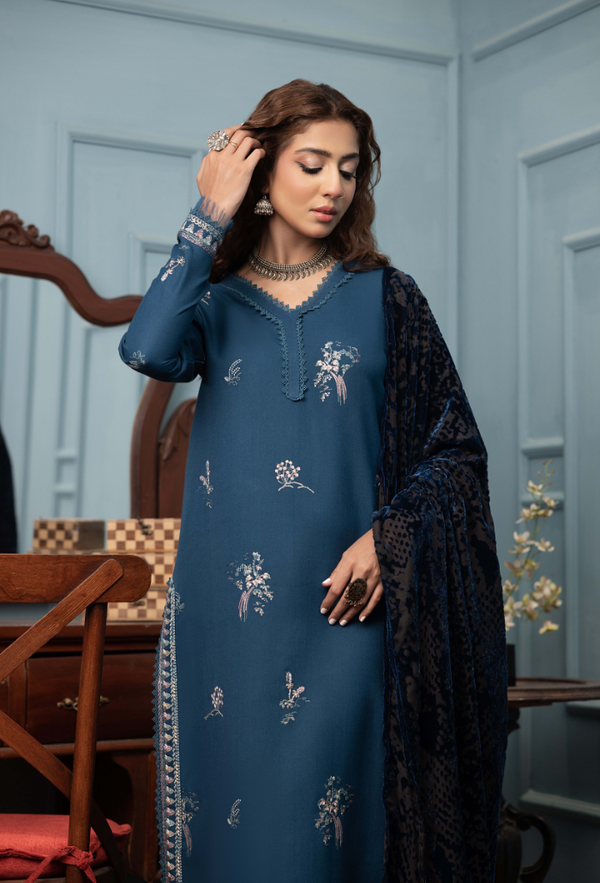 Humdum | Zouq 25 | D04 - Ladies Clothes - Maria Faisal