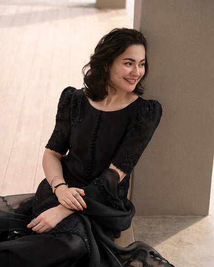 Faiza Saqlain | Reina Luxe | Temirah - Formal Dress - available at Maria Faisal in UK and USA.