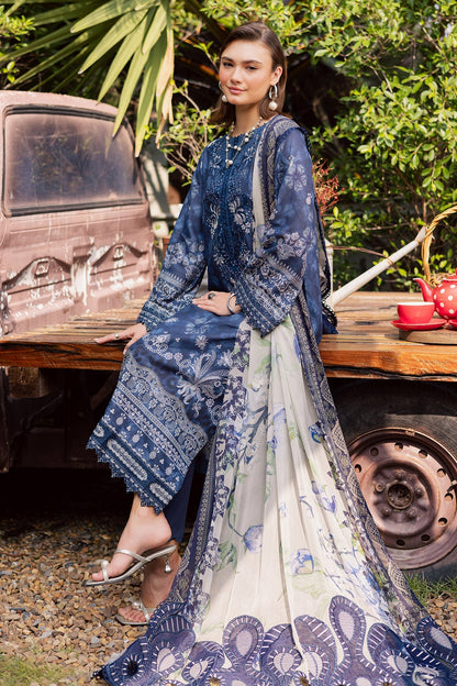 Nureh | Gardenia Lawn 26 | NSG-213 - Dress - available at Maria Faisal in UK and USA.