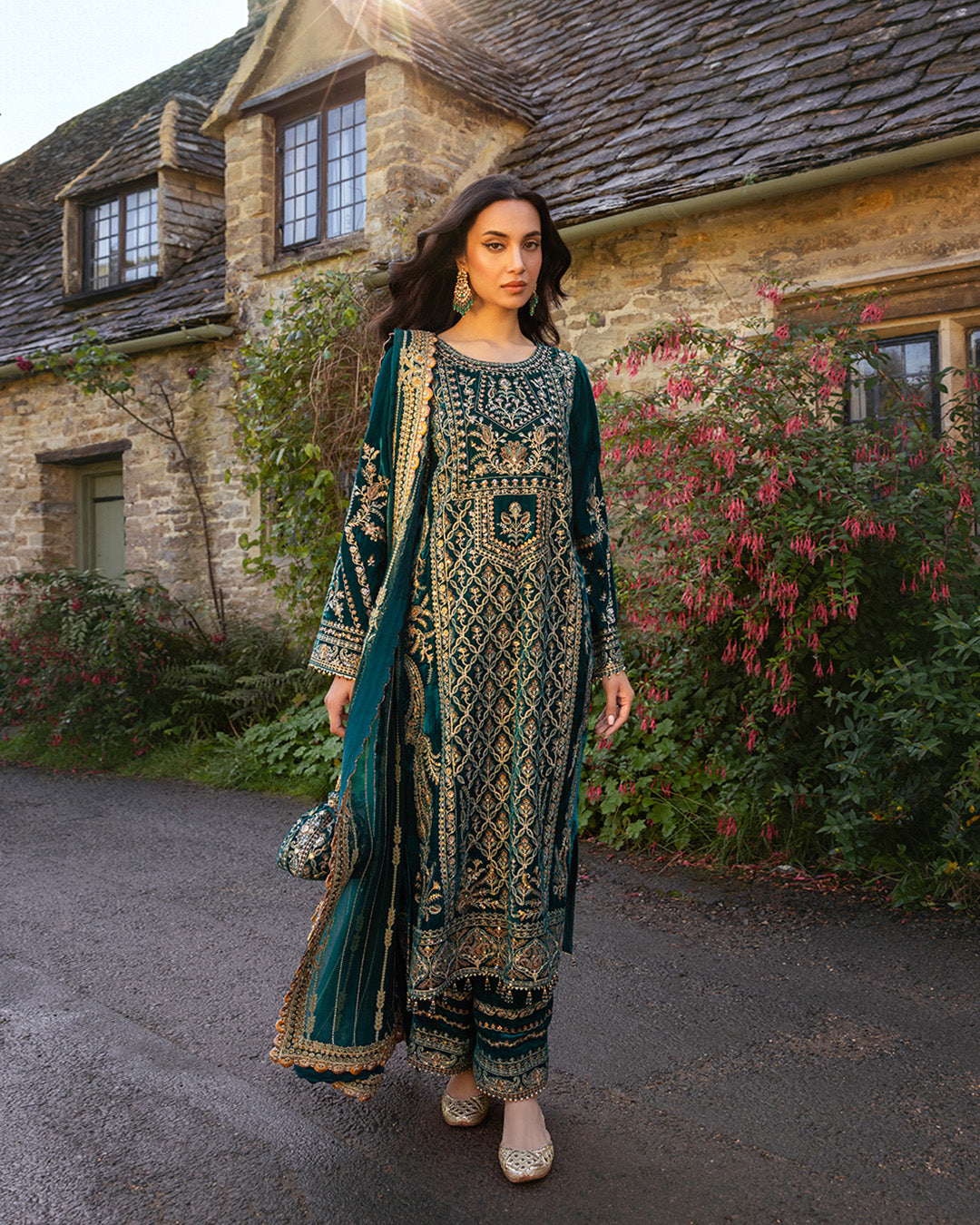 Faiza Saqlain | Adeen Formals | Merna - Ladies Clothes - Maria Faisal