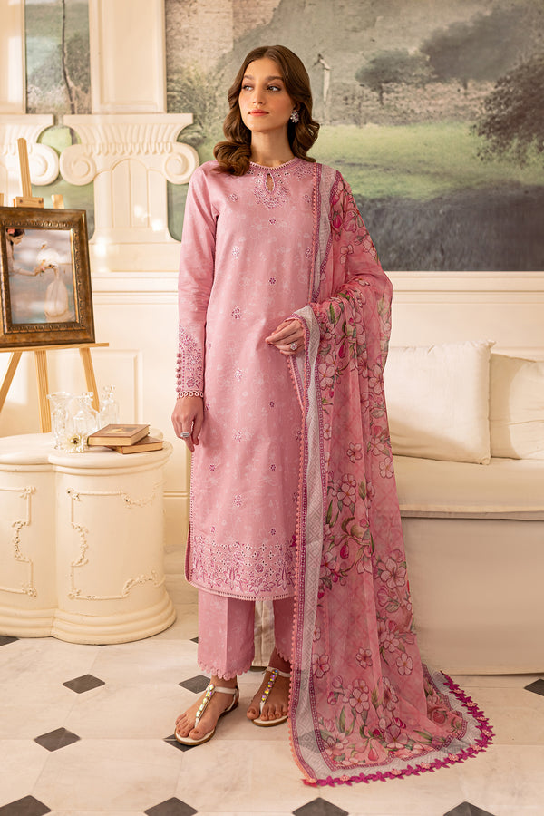 Farasha | Seraya Lawn 24 | DAISY - Designer Dress with Intricate embroidery and embellishments. Shop elegent wedding dress at Maria Faisal.
