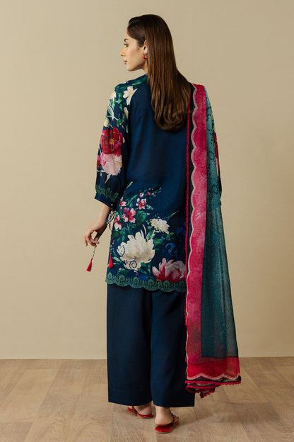 Zara Shahjahan | Coco Prints 26 | Avena-3A - Casual Dress - available at Maria Faisal in UK and USA.