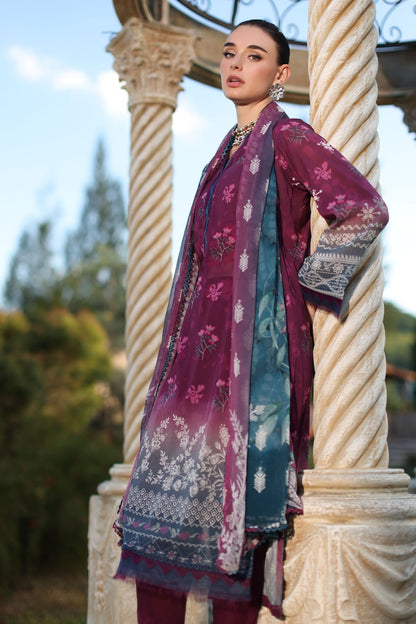 Nureh | Signature Prints 26 | SP-197 - Dress - available at Maria Faisal in UK and USA.