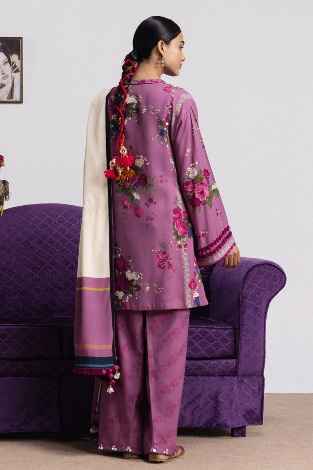 Zara ShahJahan | Coco Prints Winter 26 | Katya-9A - Luxury Dress - available at Maria Faisal in UK and USA.