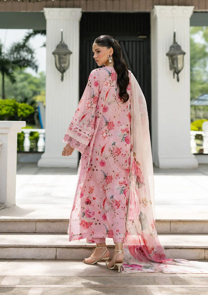 Elaf Premium | Signature Embroidered Lawn with Chiffon Collection 26 | ESG-4B MIRA - Luxury Dress - available at Maria Faisal in UK and USA.