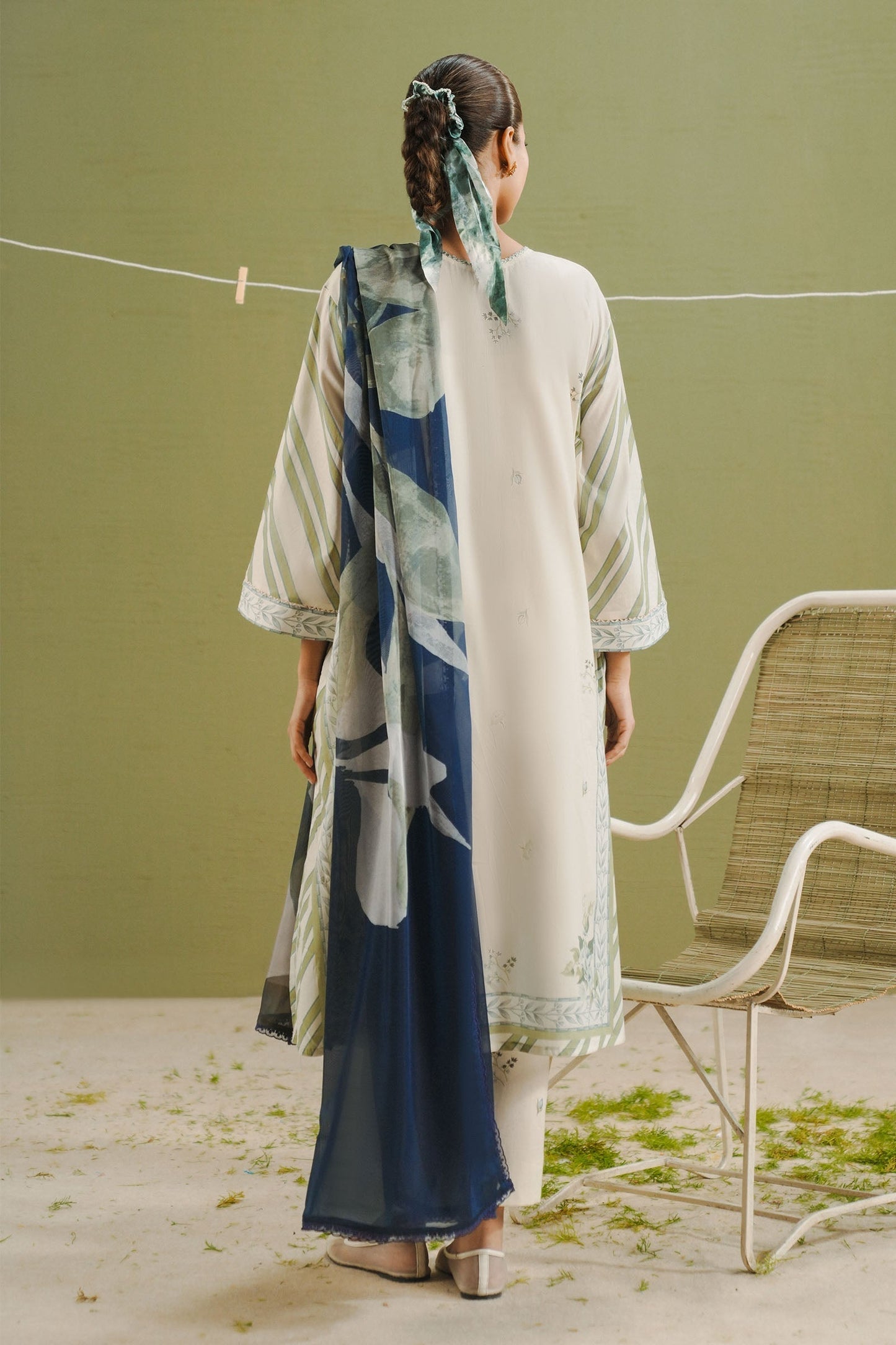Zara Shahjahan | Coco Prints 26 | Zeya-1B - Casual Dress - available at Maria Faisal in UK and USA.