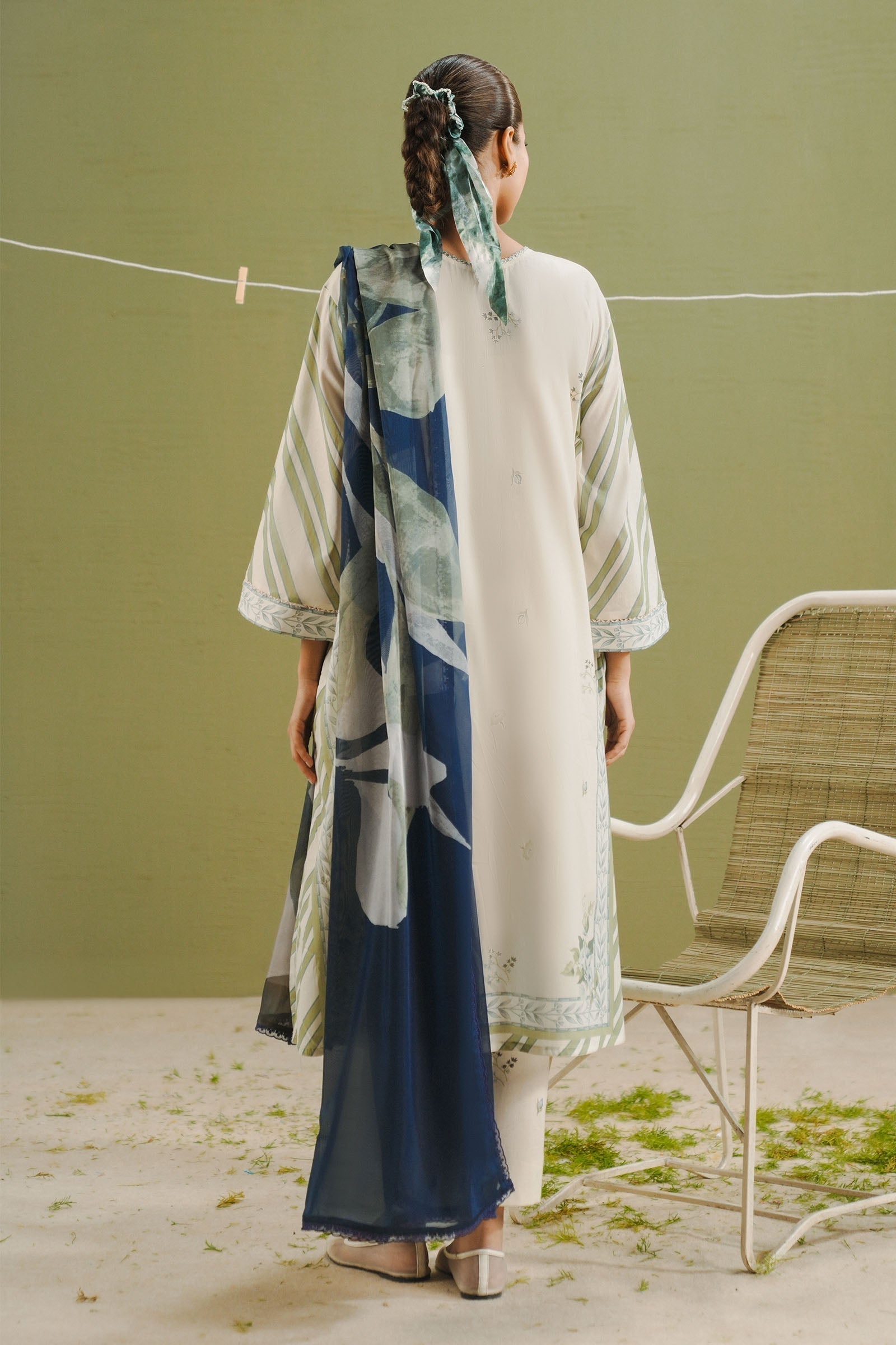 Zara Shahjahan | Coco Prints 26 | Zeya-1B - Casual Dress - available at Maria Faisal in UK and USA.