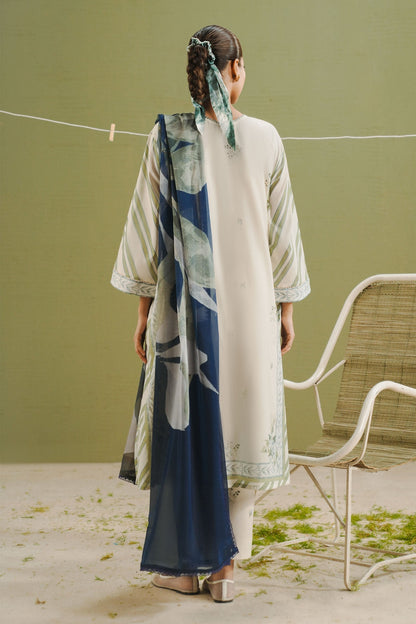 Zara Shahjahan | Coco Prints 26 | Zeya-1B - Casual Dress - available at Maria Faisal in UK and USA.