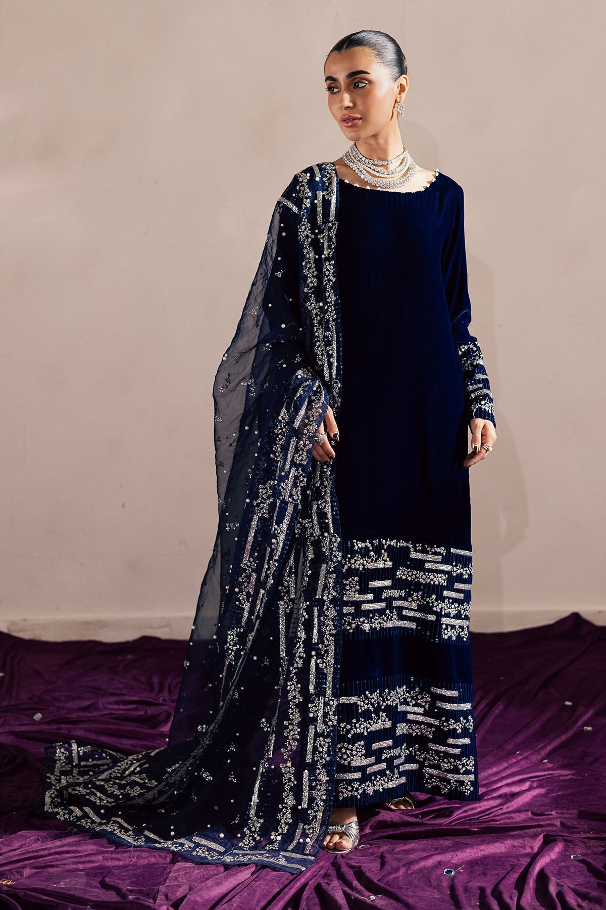 Nureh | Wedding Formals | FP-157 - Wedding Dress - available at Maria Faisal in UK and USA.