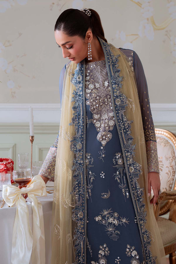 Nureh | Elanora Formals | NEL-82 - Formal Dress - available at Maria Faisal in UK and USA.