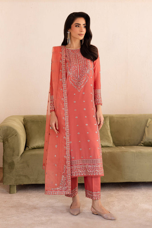 Batik | Nyra Embroidered Summer Solids | Fika by Maria Faisal - Registered Vendor of : Batik - type : Ladies Clothes - 100% original wedding dresses